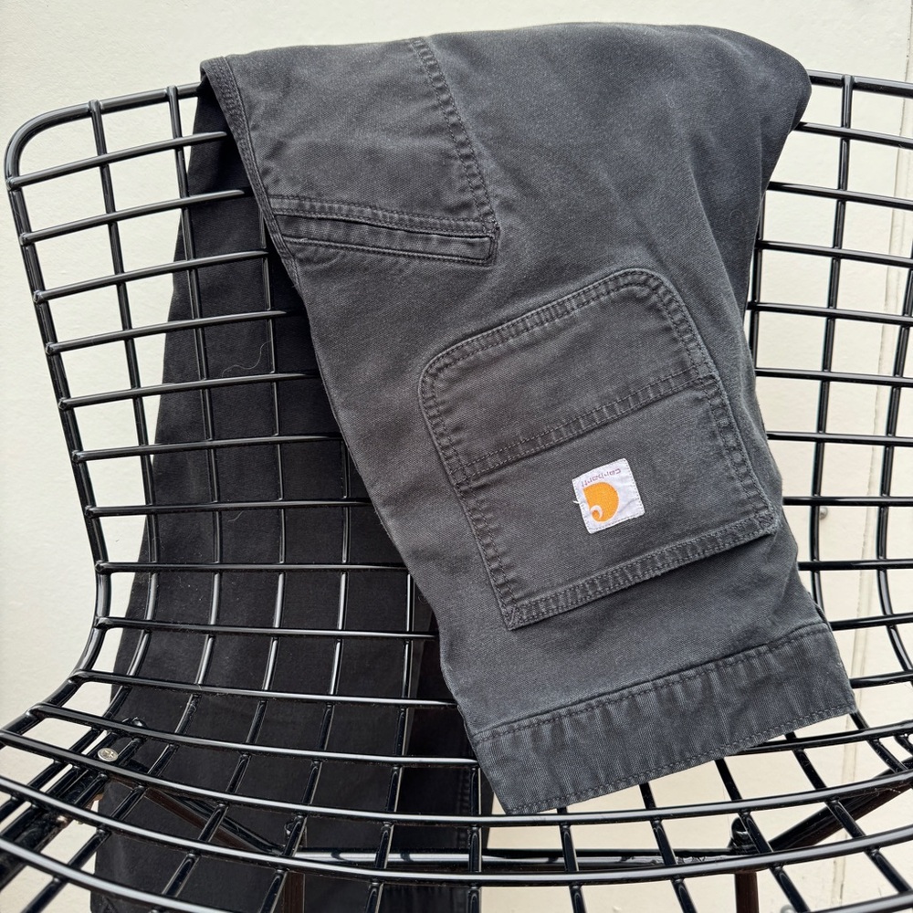 Carhartt Black Relaxed Fit Pants Size 29x32